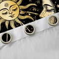 thumbnail image 4 of Manfei Western Tribal Sun Blackout Curtains Set of 2 (52x84 Each), Mystic Hippie Moon Print Window Curtains, Boho Stars Galaxy Curtains and Drapes, Curtains Blackout Room Decor, 4 of 6