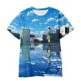 thumbnail image 3 of Cartoon Anime Suzume No Short-sleeved T-shirt Children for Girl Boy Girls Kids Print 3D TShirts Child Baby Tops Clothing Clothes, 3 of 5