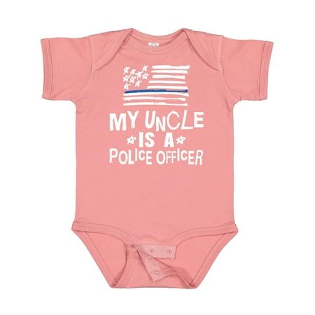 

Inktastic Police Officer Uncle Law Enforcement Boys or Girls Baby Bodysuit
