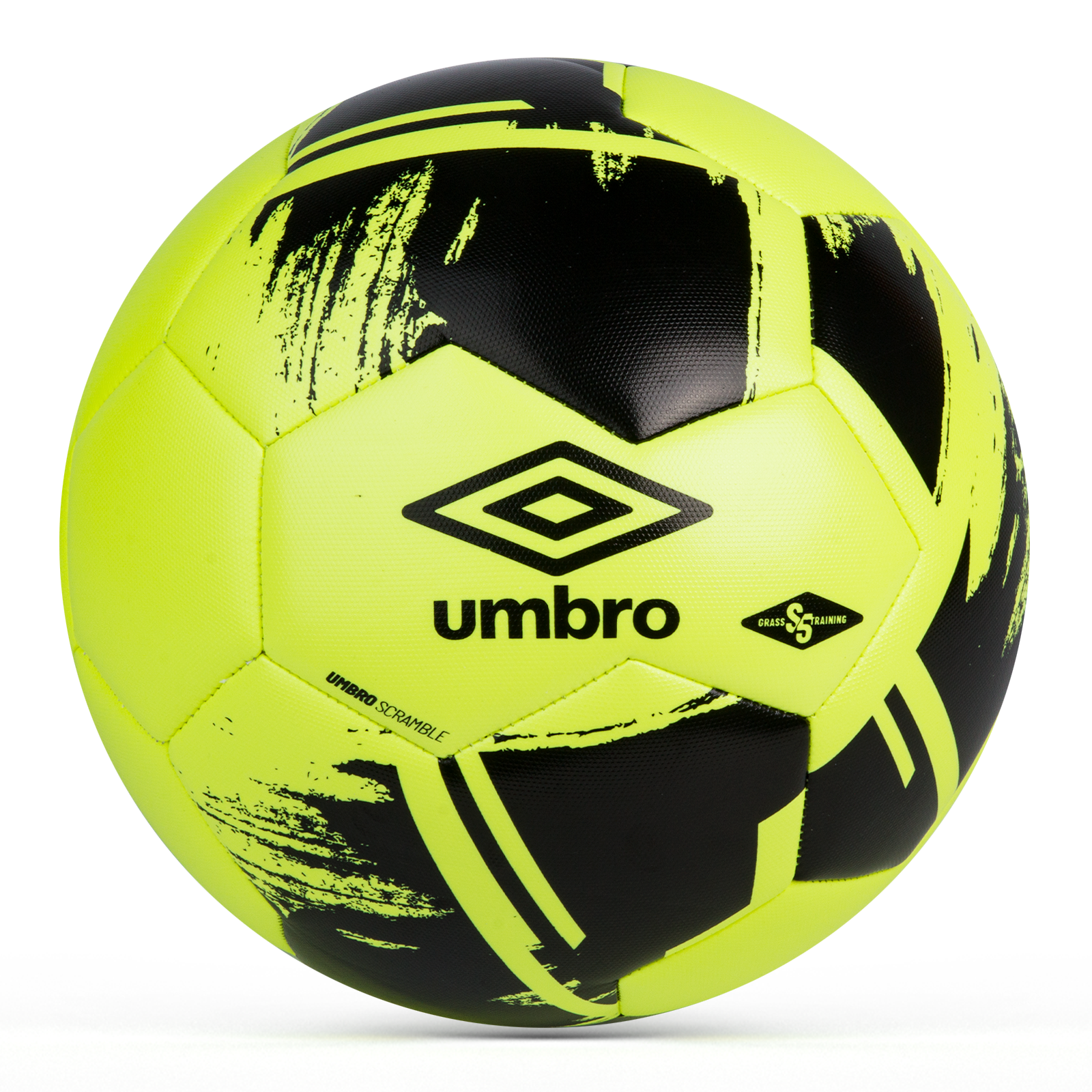Umbro Scramble Size 5 Training Soccer Ball, Yellow/Black photo 1