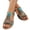 Sky Blue_024, variant on Domuza Women Casual Bohemian Beach Sandals Orthopedic Wedge Sandals Ankle Strap Flip Flops Open Toe Jeweled Flat Sandals Hot Pink 8.5(EU-41)