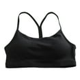 thumbnail image 6 of KHONTS Y Back Sports Bras for Women Light Support Racerback Yoga Bralettes Black L, 6 of 8