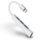 thumbnail image 1 of USB C Hub 4 puertos USB C Hub adaptador multipuerto para computadora de escritorio PC Notebook teléfonos móviles, 1 of 9