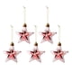 thumbnail image 4 of Adornos para de Navidad, colgantes para colgar, decoración de de Navidad para celebración de boda, suministros para favores de fiesta Estrella 5PCS, 4 of 8