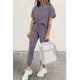 thumbnail image 3 of Conjunto de Jogger de Dos Piezas para Mujer PRETTYGARDEN Gris Talla Small, 3 of 5