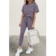 thumbnail image 3 of Conjunto Deportivo PRETTYGARDEN 2 Piezas Gris XXL, 3 of 5