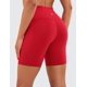 thumbnail image 2 of Shorts CRZ YOGA Naked Feeling Biker Cintura Alta 15 cm Rojo L, 2 of 5
