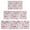 Red Football Event, variant on Red Football Helmets with Bows Pattern Kitchen Rugs Sets Of 3,Kitchen Runner Rugs Non Skid Washable,Decorative Kitchen Floor Mats for Kitchen,Sink,Laundry,17"x30"+ 17"x47" + 17"x59"