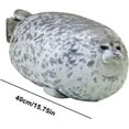 thumbnail image 2 of Yippzo Chubby Seal Pillow, Soft Blob Seal Pillow, Stuffed Animal Plush Toys, Cute Oceans Pillows Pets Grey for Stress Relief, Pillows Stuffed Cotton Plush Animal Toy, 2 of 8