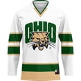 thumbnail image 2 of Men's GameDay Greats Green Ohio Bobcats Hockey Jersey, 2 of 4