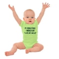 thumbnail image 3 of If I Could Talk I'd Say Love My Uncle Romper Boys or Girls Infant Baby Brisco Brands 12M, 3 of 6