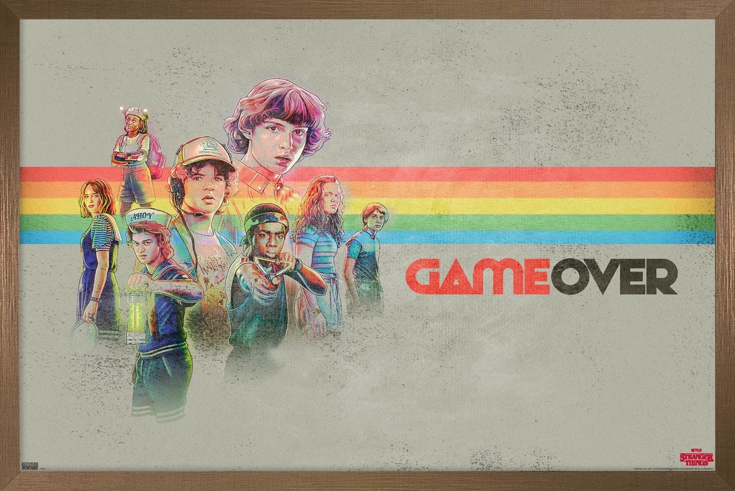 Netflix Stranger Things 3 - Game Over Wall Poster with Push Pins