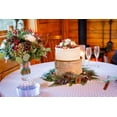thumbnail image 3 of 70 inch Lace Tablecloth Round with Floral Pattern for Birthday Party, Wedding Reception, 3 of 3