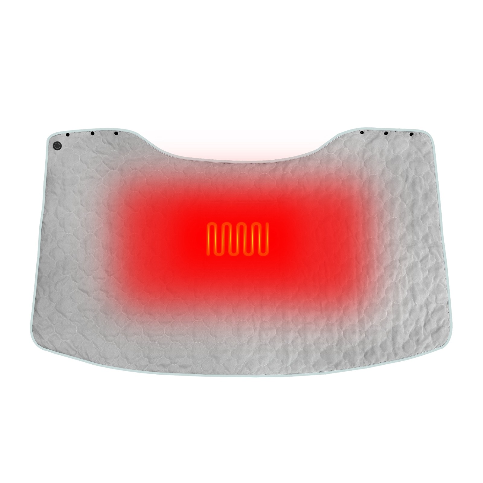 USB Heated Shawl Throw Blanket 140x82cm Portable Cordless Wearable Heated Blanket For Home & Outdoor Battery Operated Heated Blanket With 3 Heat Settings Without Battery Pack Gray, Gift