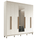 thumbnail image 2 of Ropero Closet Madesa Venus 8 Puertas Con Pies 216cm Blanco, 2 of 10