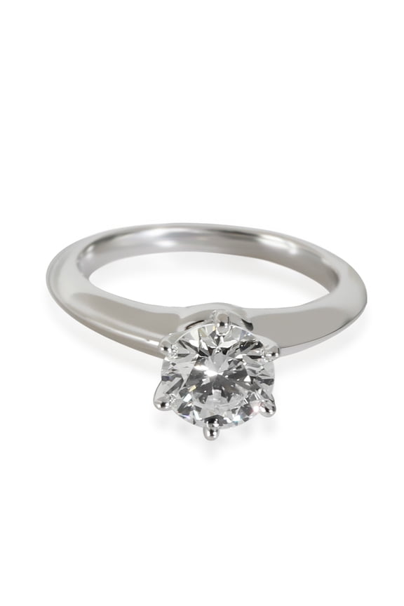 Pre-Owned Platinum Tiffany & Co. Tiffany Solitaire Engagement Ring, 1.02 Ct. H VS2