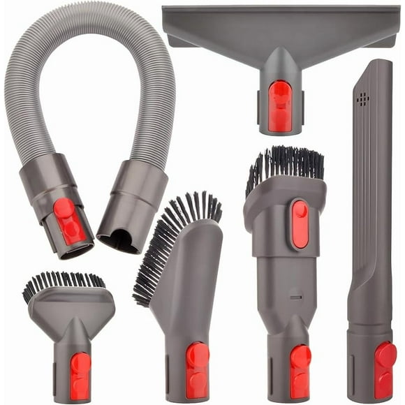 Kit de Accesorios para Aspiradora Inalámbrica Dyson V15 V15S V9 V8 V11 V12 V10 V7 Gen5, Compatible con Accesorios de Detección/absoluta/extragrande/delgada, Piezas de Repuesto para Cepillos