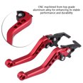 thumbnail image 1 of Rdeghly 1Pair Motorcycle Scooter CNC Aluminum Modification Double Disc Brake Lever, 1 of 8