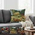 thumbnail image 1 of Sentmoon Housses de Coussin de Noël Housses de Coussin Imitation Broderie Style Champ Décoration Maison Polyester, 1 of 7