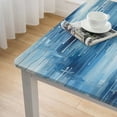 thumbnail image 4 of BANET Modern Abstract Painting Blue Grey Tablecloth for Rectangle/Oval Tables Fabric Waterproof Table Cover Washable Table Cloth for Kitchen Dinning Wedding Party Tabletop Decorative, 4 of 7