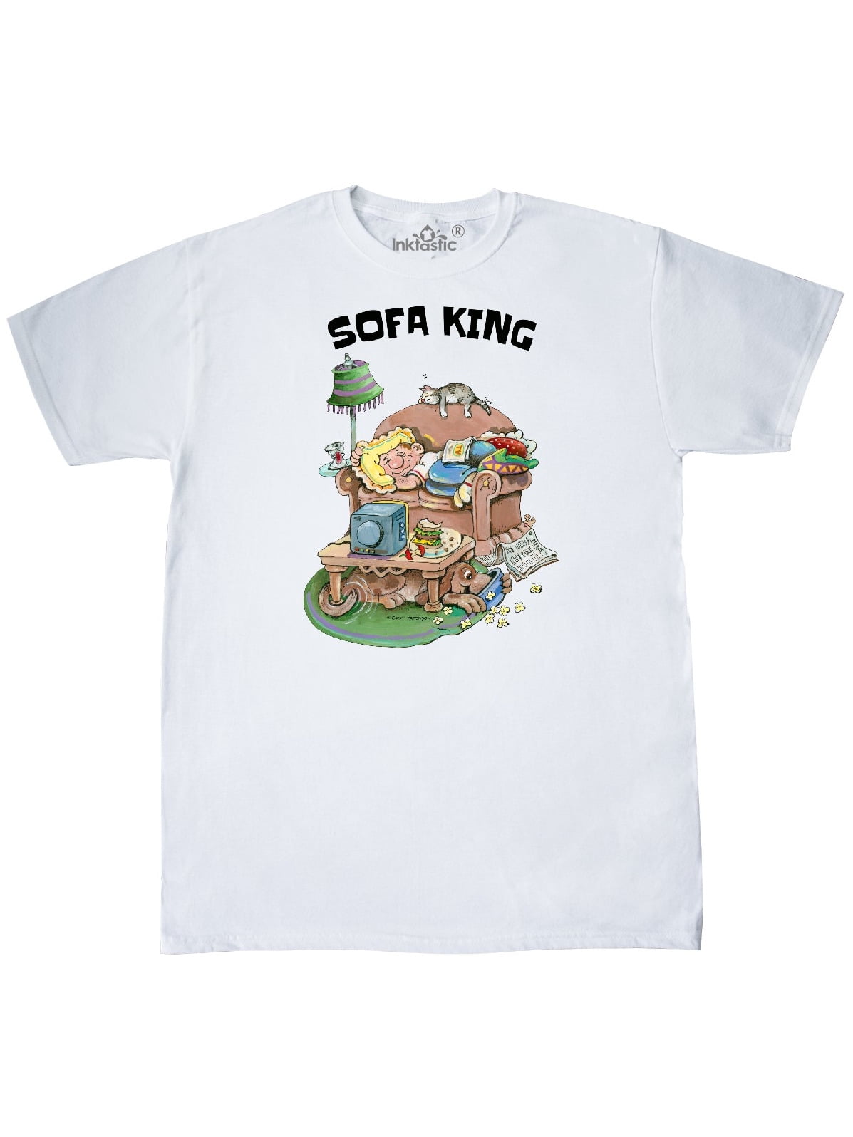 inktastic Sofa King Long Sleeve Creeper Gary Patterson
