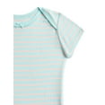 thumbnail image 2 of Wonder Nation Baby Girls Bodysuit with Short Sleeves, Sizes 0-24 Months, 2 of 3