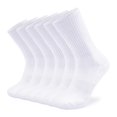 thumbnail image 1 of Calcetines deportivos para entrenamiento de tripulación SOX TOWN, acolchados, unisex, blancos, 1 of 6