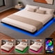 thumbnail image 4 of Base Cama King Flotante Reforzada 1000kg Led 202x192x20cm Houzer, 4 of 11