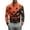 Blue, variant on JULMCOMO Halloween Polo Shirts for Men Bat Pumpkin Face Print Collared Long Sleeve Trendy Loose Fit Golf Shirts Holiday Party Graphic Tees Multicolor 2XL
