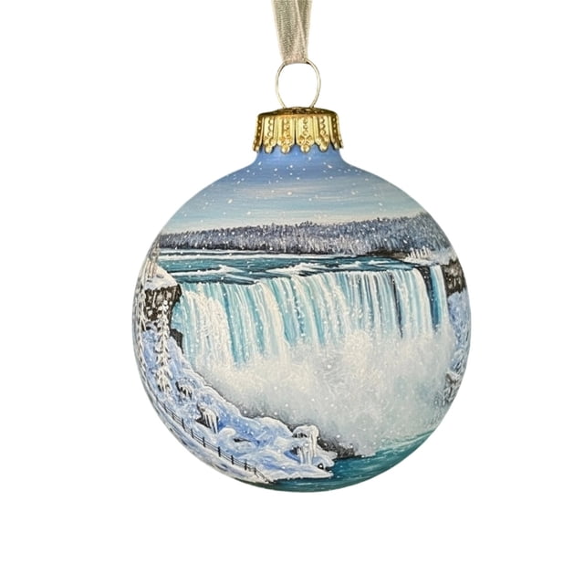Colgante Plano de Acrílico de La Serie Maravillas Naturales | Decoración Navideña Inspirada En La Naturaleza | Ligero y Duradero | Ideal para El Árbol de Navidad y Como Centro de Mesa | Un Regalo Ori