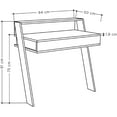 thumbnail image 4 of JV Home Cowork Collection Bureau de bureau à Domicile avec Tiroir Petite Table de Bureau Flottante pour Étude, Travail, Portable, Écriture, Poste de Travail (Blanc Ancien), 4 of 7