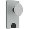 PopSockets: Phone Wallet with Expanding Phone Grip, Phone Card Holder - Tech Grey