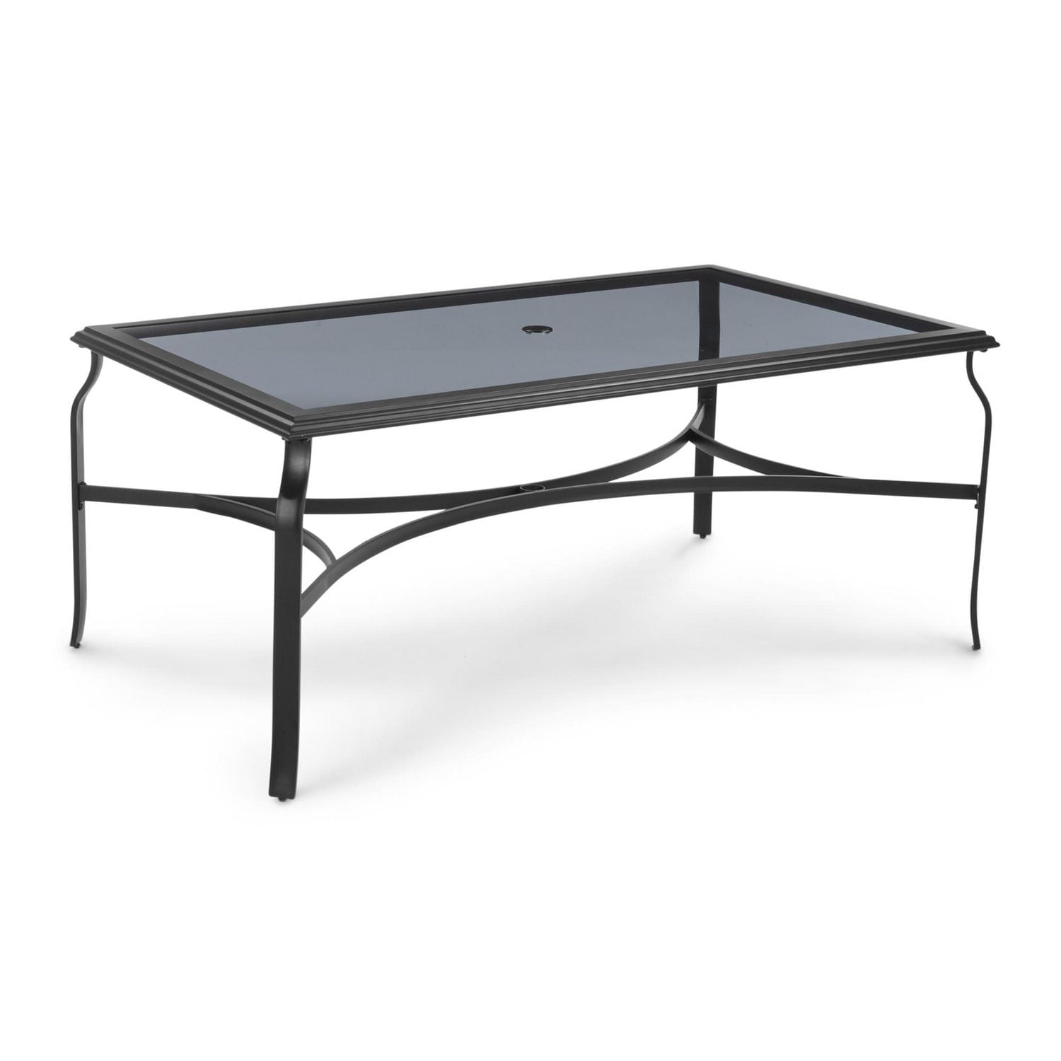 HOMETRENDS Newport 7-Piece Steel Outdoor Patio Dining Set with Cushions, Beige