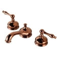 thumbnail image 4 of White Console Sink China Two Spindle Legs w/Rose Gold 8" Faucet Bathroom Sink Tap| Renovators Supply, 4 of 5