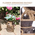 thumbnail image 5 of FRCOLOR 3pcs Flower Bucket Retro Iron Bucket Flower Pot Vase Decoration Ornaments Rural Style Milk Pot Bucket for Home Garden (Random Color), 5 of 6
