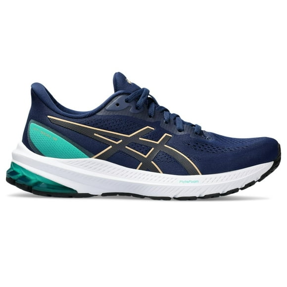ASICS Women's GT-1000 12 Running Shoes, 9.5, Blue Expanse/Champagne