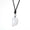 Opal, variant on 1PC Natural Men Women Beads Rope Lover Half Heart Crystal Stone Pendant Necklace-Opal