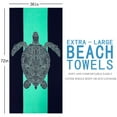 thumbnail image 3 of 2 Pack Oversized Beach Towel Set, Extra Large Long XL Microfiber Pool Swim Towels, Quick Dry Super Absorbent Sandless Travel Towels Blanket Bluk, Adult Men Vacation Essentials ,74"x36"- Shark Turtle, 3 of 7