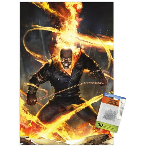 Marvel Ghost Rider - Marvel Tales Featuring Ghost Rider #1 Wall Poster with Push Pins, 14.725" x 22.375"