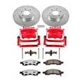 thumbnail image 2 of PowerStop Front Z36 Truck & Tow Brake Pad and Rotor Kit with Red Powder Coated Calipers Fits: CHEVROLET SAAB Select Models KC1453-36, 2 of 4