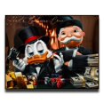thumbnail image 1 of Pintura decorativa de lienzo de personaje clásico de Disney, cartel de Arte de estrella de película de dibujos animados del Pato Donald, decoración de pared moderna para el hogar, Mural, 1 of 4