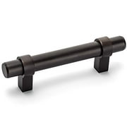 5 Pack - Cosmas 161-3ORB Oil Rubbed Bronze Cabinet Bar Handle Pull - 3" Hole Centers