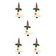 thumbnail image 2 of Billuyoard Campana de Navidad Atmósferas decorativas Festival Árbol de Navidad Colgante Tela no tejida Reutilizable Chimenea Decoración Blanco Type2 NO2, 2 of 6