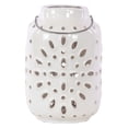 thumbnail image 2 of Urban Trends Ceramic Round Lantern with Starburst Design, 2 of 2
