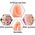 thumbnail image 4 of Mano de práctica de entrenamiento de uñas para uñas, mano artificial flexible y móvil para práctica de uñas, manicura, herramienta de práctica (mano izquierda) Zhivalor LN-2236, 4 of 6