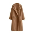 thumbnail image 4 of Uinagy Women's Sherpa Long Coat Jacket, 4 of 4