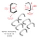 thumbnail image 4 of Toystoory Clip de montaje lateral para buceo, herramientas deportivas para natación, Clips de fijación de acero inoxidable, 6 uds. Deportes acuáticos 3mm, 4 of 6