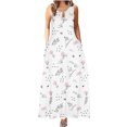 thumbnail image 1 of Vestido de tirantes de camisola sólida de manga corta con estilo de verano para mujer OAVQHLG3B Store lin121212, 1 of 4