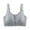 Grey, variant on Zylarhe Bras for Women, Wirefree Bras For Support Lift And Side Coverage Comfortable Seamless T Shirt Bra With Breathable Scrappy Bra Grey XXXL