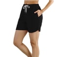 thumbnail image 1 of MKLEKYY Pantalones Cortos Casuales Para Mujer, Pantalones Deportivos De Cintura Media, Cómodos Y Sólidos A La Moda Para Mujer, 1 of 4